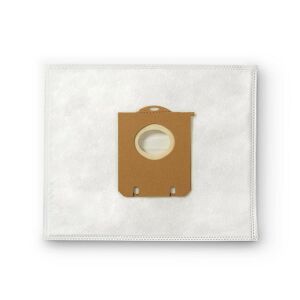 White synthetic vacuum cleaner bag for Philips and Electrolux vacuums - Household appliance accessory