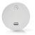 White smoke detector with test button, battery powered