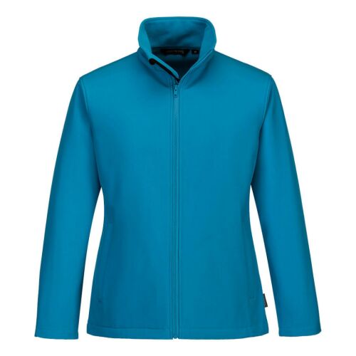 Aqua kék Női Print & Promo Softshell kabát, ideális brandinghez - Nőknek