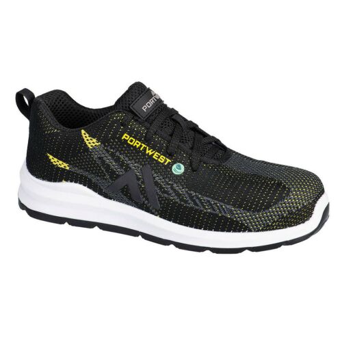 Eco Fly Composite Trainer S1PS SR FO Black/Yellow 36 157861344 - Munkavédelmi cipő
