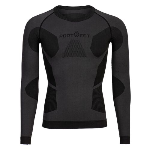 Dynamic Air Baselayer felső Charcoal S