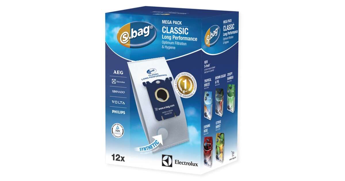 Electrolux E201SM S-bag Classic Long Performance microfilter dust
