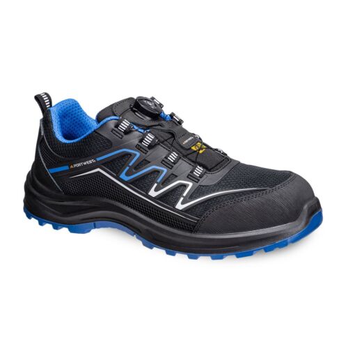 Kompozit KPU Mesh Trainer S1PS ESD SR FO Black/Blue 41 157864085 - Munkavédelmi cipő