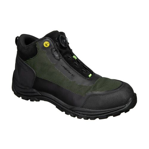 Girder kompozit közepes bakancs S3S ESD SR FO Black/Green 40