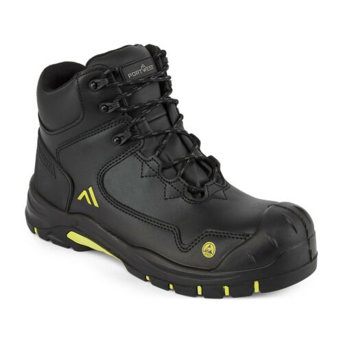 Apex Composite Mid bakancs S3S ESD HRO SR SC FO Black/Yellow 43 157864699 - Munkavédelmi bakancs