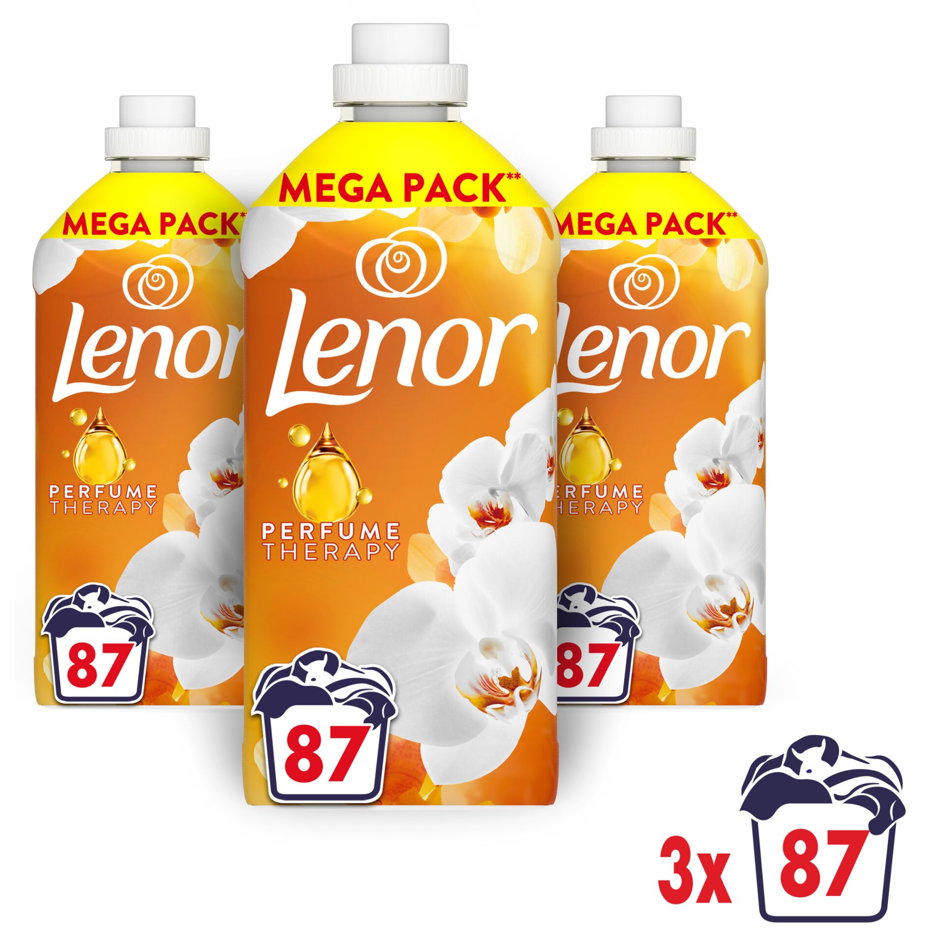 E-shop Lenor Gold Orchid &amp; Vanilla Aviváž 261 praní 3x1827ml
