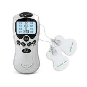 Brit&club Kézi masszírozó STH-T432R43, digitális terápiás gép LCD kijelzővel, 2 elektróda párna, izomstimulációhoz és fájdalomcsillapításhoz - Alakformálás