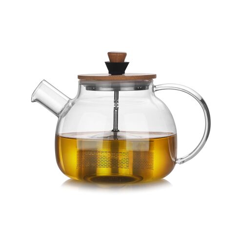 Üveg vízforraló teainfúzióval, tökéletes szálas tea készítéséhez - Teáskanna