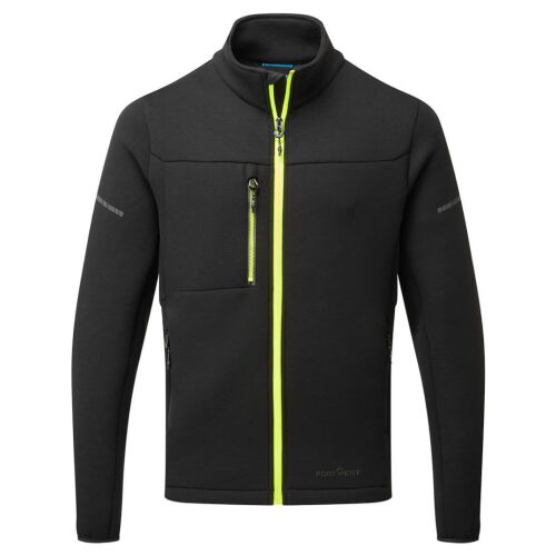 EV4 technikai polár fleece dzseki, fekete, meleg és kényelmes munkás pulóver - Munkás pulóver