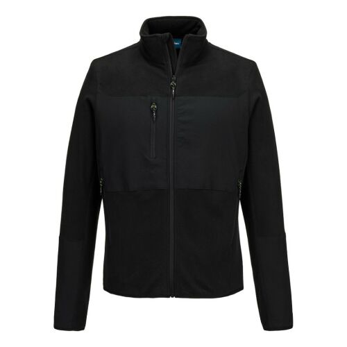 EV4 rugalmas polár All Black XXXL, kényelmes és meleg munkás polár dzseki - Munkás pulóver