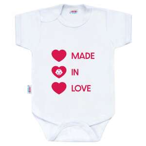 New Baby Body nyomtatással New Baby MADE IN LOVE újszülött (50 cm) 94929032 Body