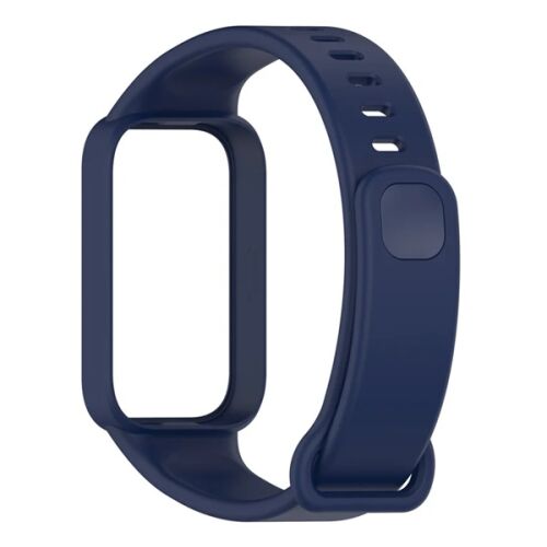 Xiaomi Smart Band 9 Active GIGAPACK Pótszíj egyedi méret, ütésállóság + szilikon keret, SÖTÉTKÉK