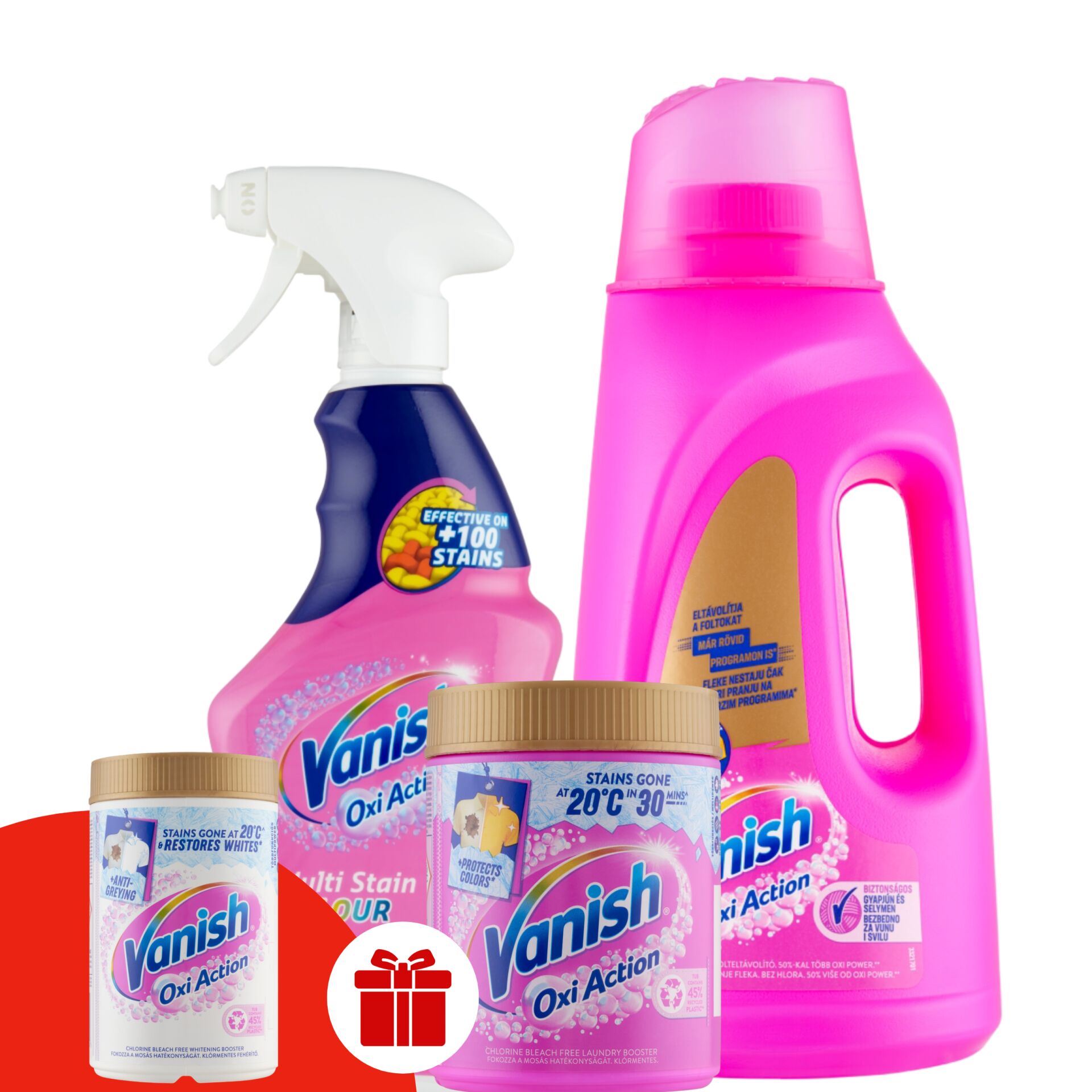 E-shop Vanish Oxi Action Pink balenie + Darček Vanish Oxi Action Prášok...