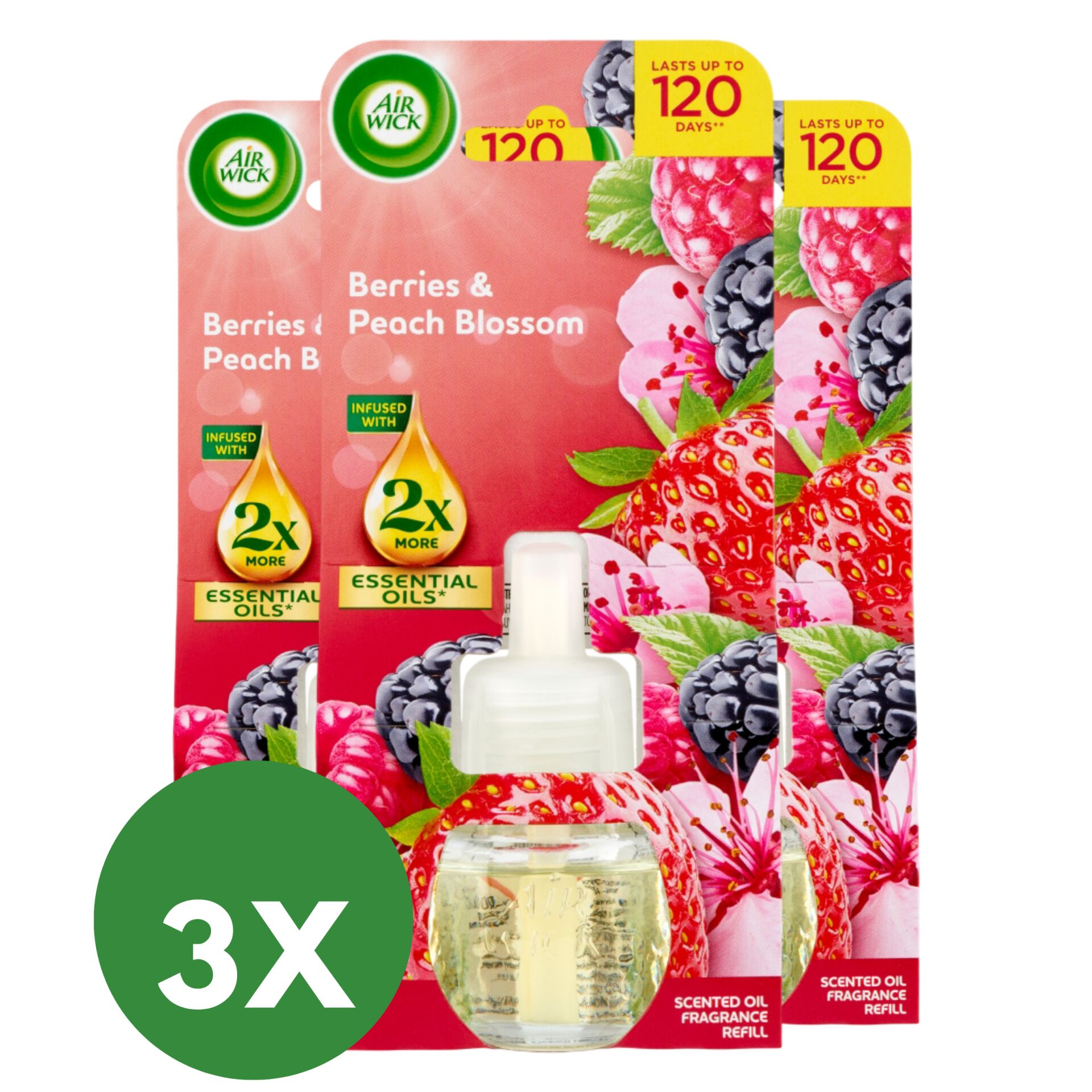 E-shop Air Wick Lesné ovocie a broskyňový kvet elektrická náplň pre osvi...