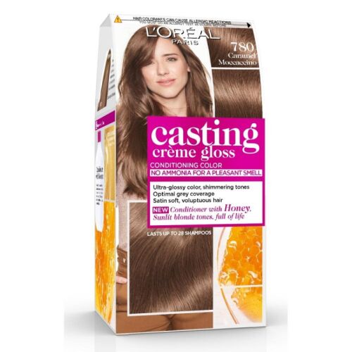 L'Oréal Casting Crème Gloss 780 Karamell Mokkacino hajfesték doboz - Hajfesték