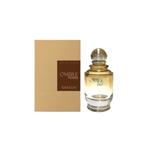 Khadlaj Ombre Notes unisex parfüm, 100 ml-es üveg és doboz, orientális és ínyenc illat 