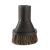 Porkefe natural bristle dusting brush, angled view