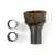 Vacuum cleaner dusting brush with natural bristles and adapter rings, 30mm, 32mm, 35mm