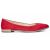 ECCO Shape Pointy piros nubuk balerina cipő, oldalprofil
