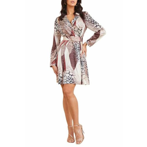 Guess by Marciano 3YGK04 M INTL Multicolor női mini ruha