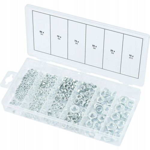 KS Tools metrikus anyakészlet 158027743 - Anyacsavar