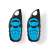 Walkie-Talkie set | 2 Handsfree | Up to 3 km | Frequency channels: 3 | PTT | Max. 3 hours | Black / Blue 82623254