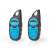 Walkie-Talkie set | 2 Handsfree | Up to 3 km | Frequency channels: 3 | PTT | Max. 3 hours | Black / Blue 82623254