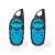 Nedis walkie talkies, 2 pack, blue and black, front view