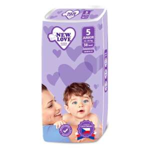 Gyermek eldobható pelenka New Love Premium comfort 5 JUNIOR 11-25 kg 38 db 44312656 Pelenkák - 11 - 25 kg