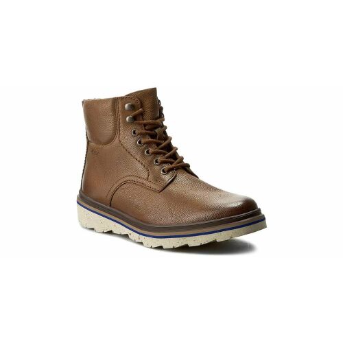 Clarks Frelan Top férfi barna bőr bakancs, fűzős bokacsizma - Férfi bakancs és csizma