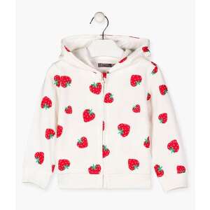 LOSAN Kapuzenpullover mit Erdbeerprint für Baby Mädchen, 18-24 Monate - Pullover für Kinder