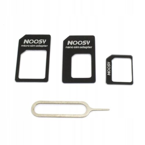 3 az 1-ben NANO SIM / MICRO SIM adapter, fekete