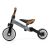 Milly Mally Optimus 3-in-1 Dreirad, grau, Laufrad-Modus, Seitenansicht