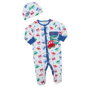 Baby Town Autós pizsi rugi szett/2db  3-6 hó (68 cm) 44316679 Gyerek pizsamák, hálóingek - Fiú