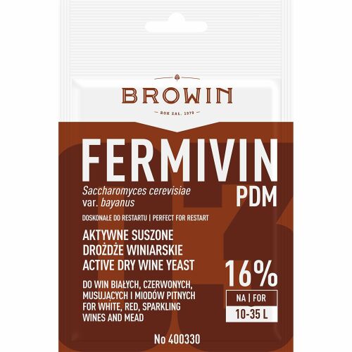Browin Fermivin PDM borélesztő fehér, vörös, pezsgő és mézborokhoz - Borélesztő