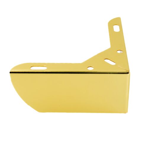 Sarokbútor láb, arany króm, 5.5 cm magas, bútorláb - Bútorláb