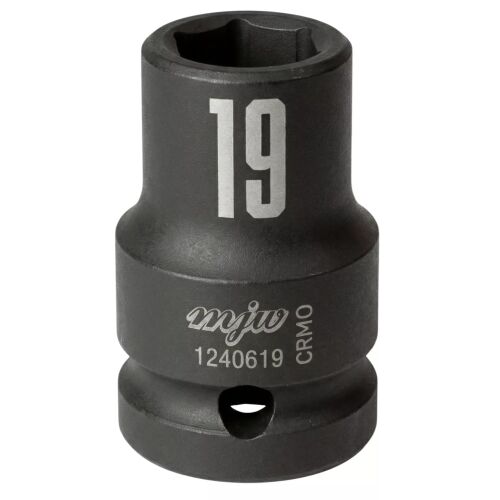 MJW 1/2"-os 6-pontos dugókulcs, 19 mm