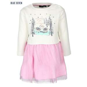 Blue Seven Csinos hattyú mintás ruha fehér rózsaszín 6-9 hó (74 cm) 44317534 Kislány ruhák