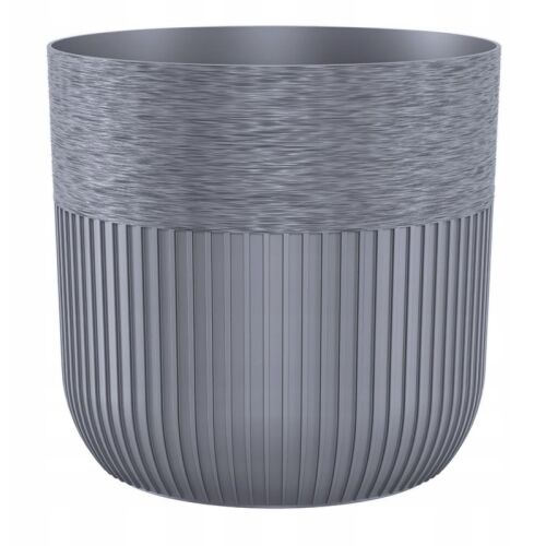 Luca Petit acélkék virágcserép, Form-Plastic, 14cm - Virágcserép