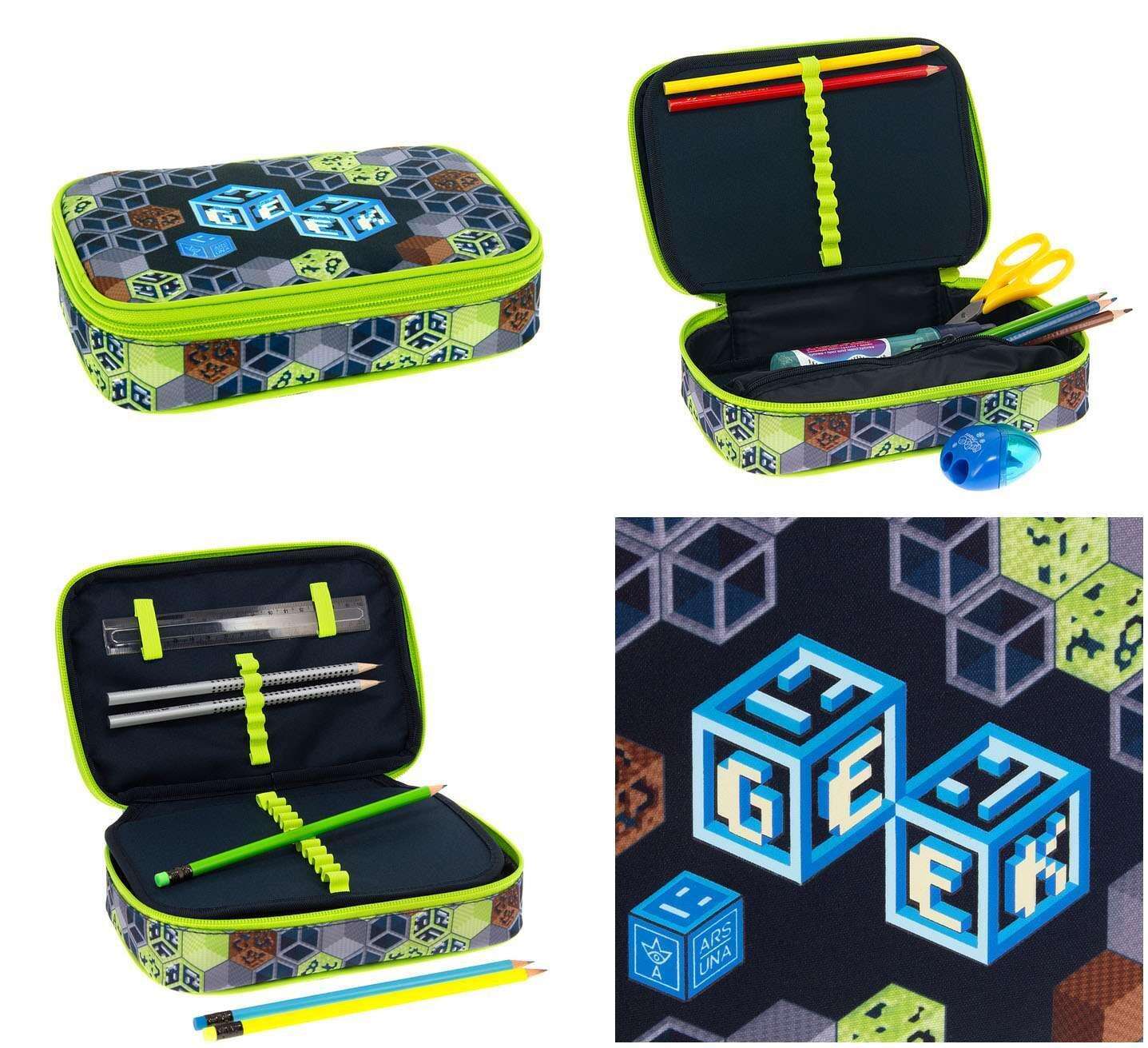 nickelodeon Ars Una Geek kockák többszintes tolltartó