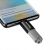 Baseus USB-C OTG adapter fájlokat másol okostelefonon