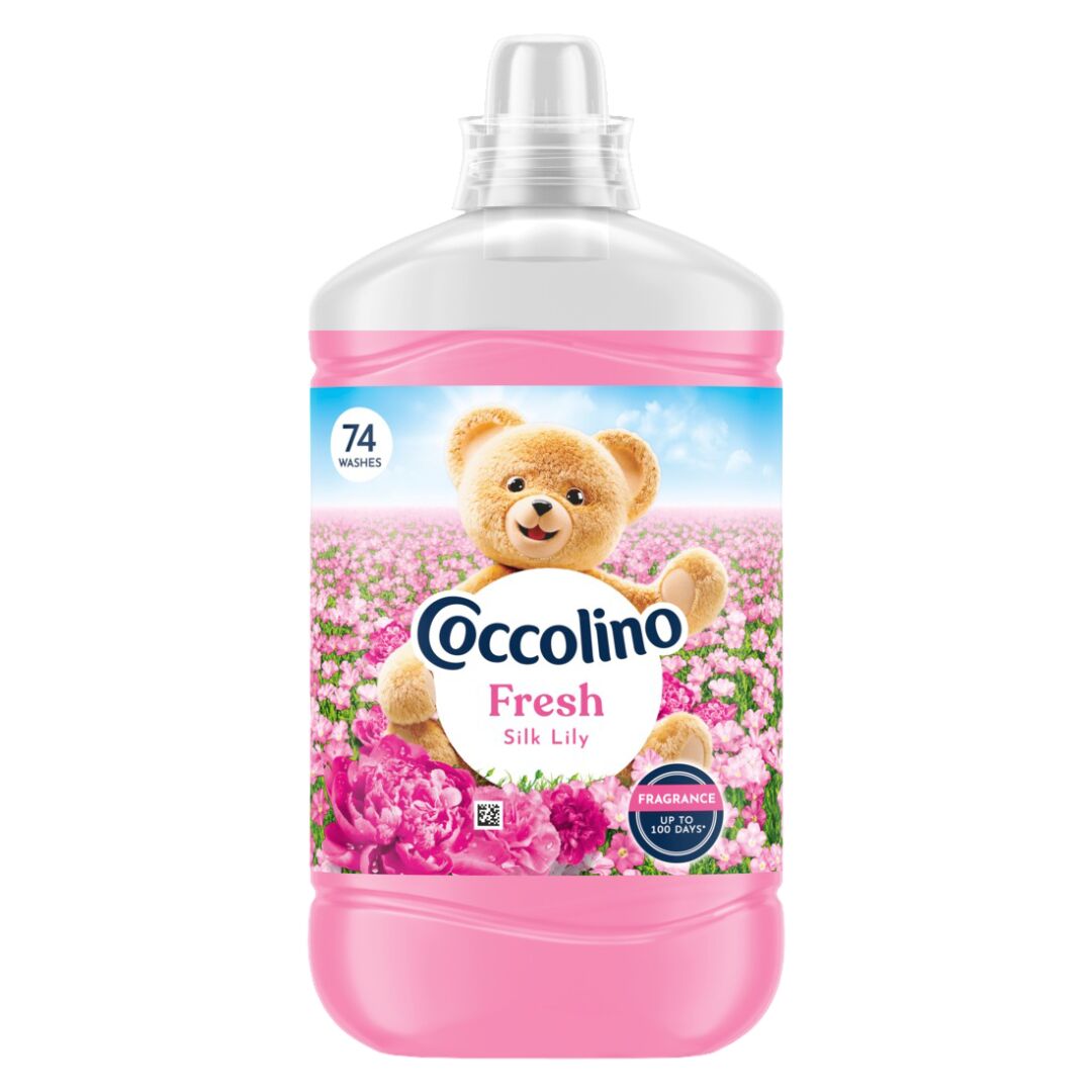 E-shop Coccolino Fresh Silk Lily Aviváž, 74 praní, 1702 ml