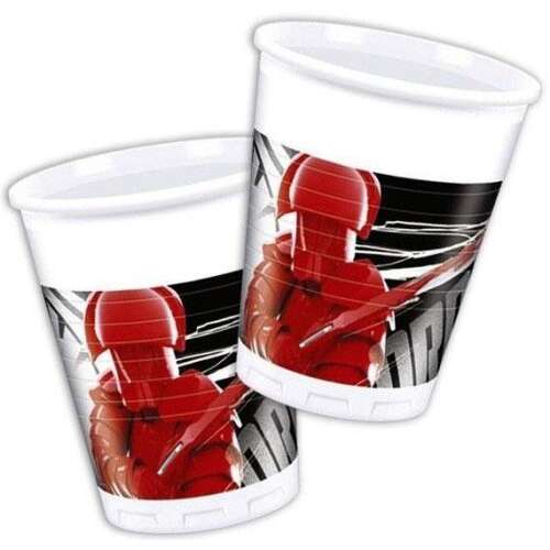 Star Wars bedruckte Plastikbecher, 8er Pack, 200 ml