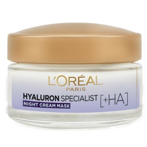 L'Oreal Paris Hyaluron Specialist éjszakai arckrém tégelyben, anti-aging hialuronsavas hidratáló - Arc- és szemkörnyékápoló