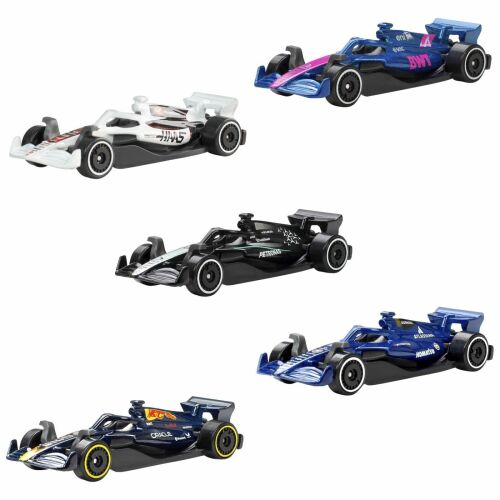 Hot Wheels kisautók, F1, 5 darabos szett 178169374 - Autó és jármű