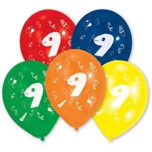 Balony na 9 urodziny, 10 sztuk, 10 cali, balony lateksowe, artykuły imprezowe, dekoracje, wszystkiego najlepszego z okazji urodzin - Bułka w powietrzu