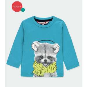 Boboli fiú hosszú ujjú póló mosómaci mintával, 4-5 éves méret (110 cm) - Boboli
