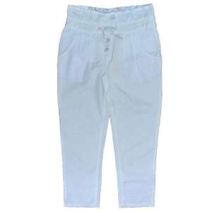 Pantaloni din in din len alb pentru fete, marimea 16 ani (176 cm) - Next