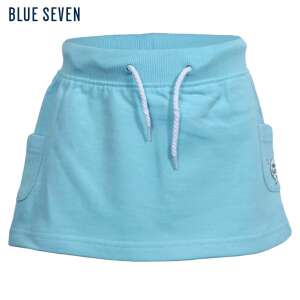 Niebieska Siódemka turkusowa spódnica bawełniana z kieszeniami dla dziewczynek, rozmiar 18-24 miesięcy (92 cm) - Baba & Tipegő