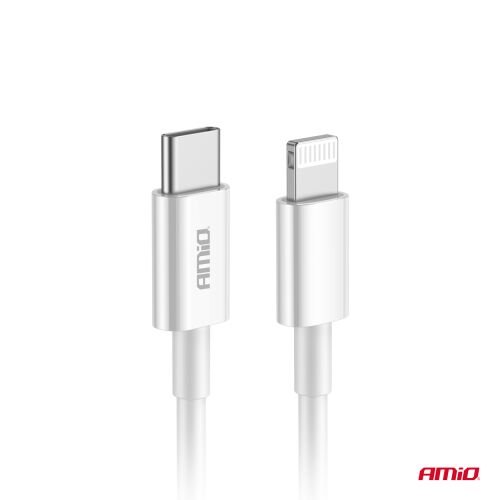 AMIO USB-C - Lightning kábel közelről - Lightning kábel